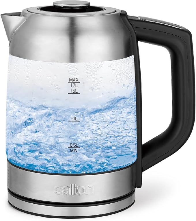 Salton Temperature Control Kettle 1.7L With Tea Steeper