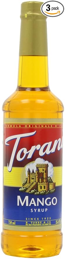 Torani Syrup, Mango, 25.4-Ounce Bottles (Pack of 3) by Torani