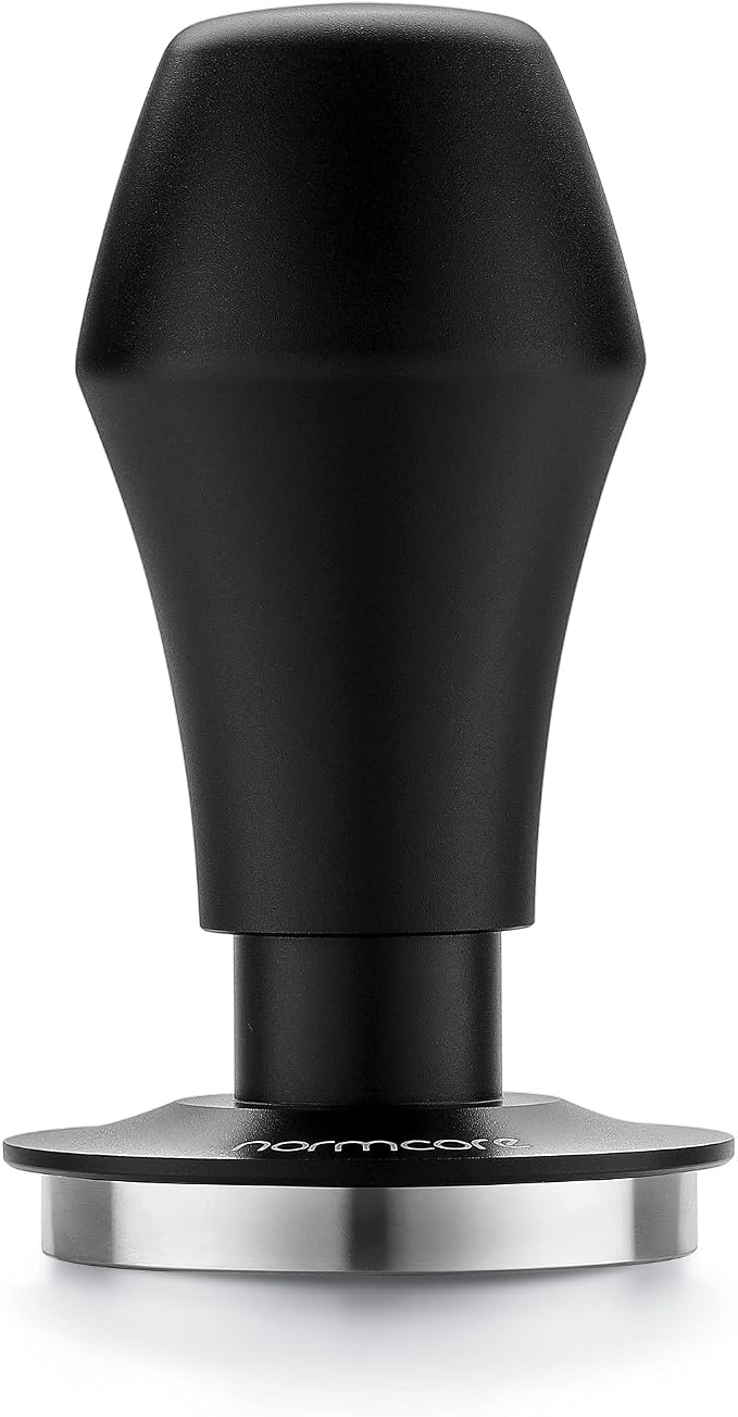 Normcore Coffee Tamper 51.5mm - Spring-loaded Tamper - Barista Tools - Barista Tools - Barista Coffee Tamper with Anodized Aluminum Tamper Stand Holder - Stainless Steel Flat Base - Image 4