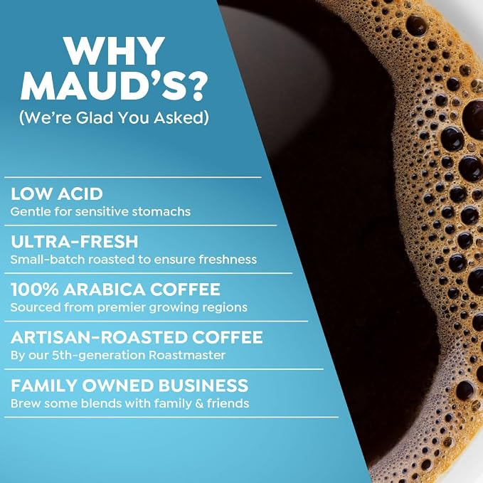 Maud's Family Pack Coffee Pods Variety Pack, 136 ct, 12 Assorted Flavors, Medium Roast Single Serve Pods – 100% Arabica Coffee, Compatible with Keurig K Cups Maker - Image 4