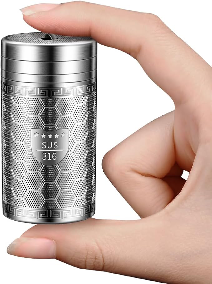 Mini Tea Infuser, Extra Fine Mesh Tea Infusers for Loose Tea, 316 Stainless Steel Tea Strainer, Tea Steeper for Brew Tea, Spices & Seasonings (1 Pack - Extra Small)