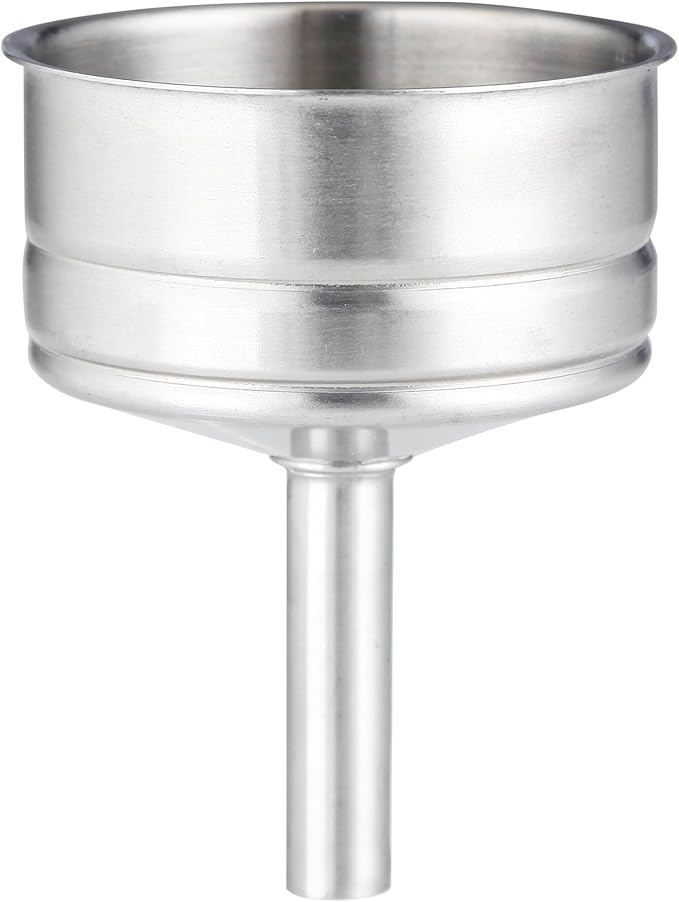 Easyworkz Stainless Steel Coffee Funnel Filter with Reducer, Espresso Maker Replacement,10 cup size