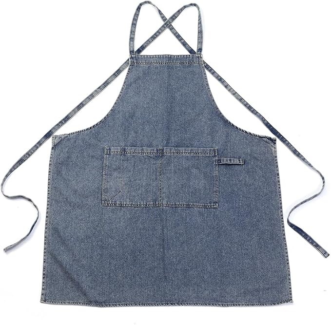 Small Cooking Apron with Pocket, Pinafore Apron Dress for Women, Kitchen Apron Gift for Women, Weight within 140lb - Image 7