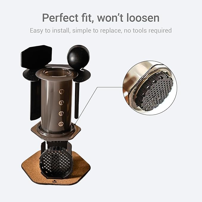 2 Pcs Replacement Filter Cap, Compatible with AeroPress Coffee and Espresso Maker