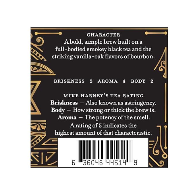 Harney & Sons Black Cask loose tea in tin, Bourbon, 4 Oz