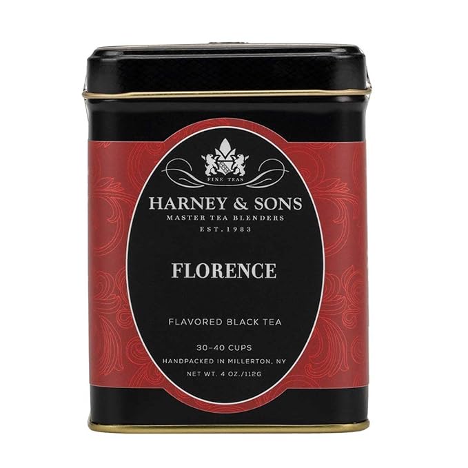Harney & Sons Florence | 4oz Tin of Loose Chocolate Hazelnut Black Tea