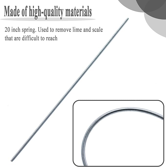 1188 De-Liming Spring fits for Bunn Commercial Coffee Machines, for Bunn coffee maker cleaner(Set of 1)