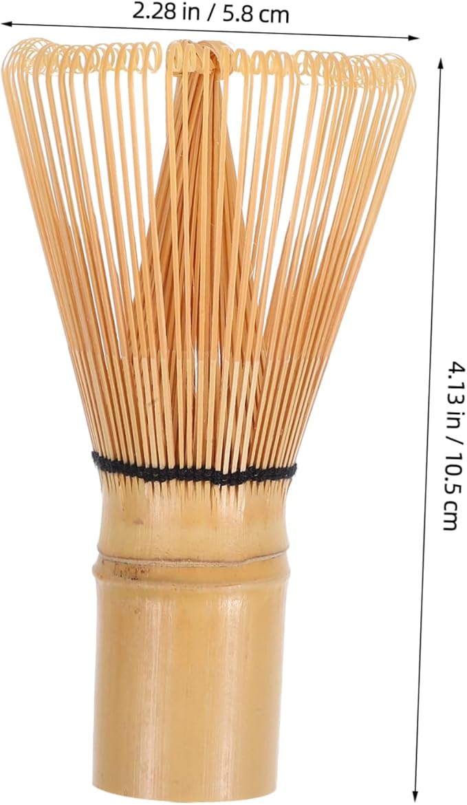 Luxshiny 80pieces Matcha Bamboo Whisk Traditional Japanese Tea Tool for Authentic Matcha Preparation Reusable and Easy to Clean Whisk for Tea Ceremonies