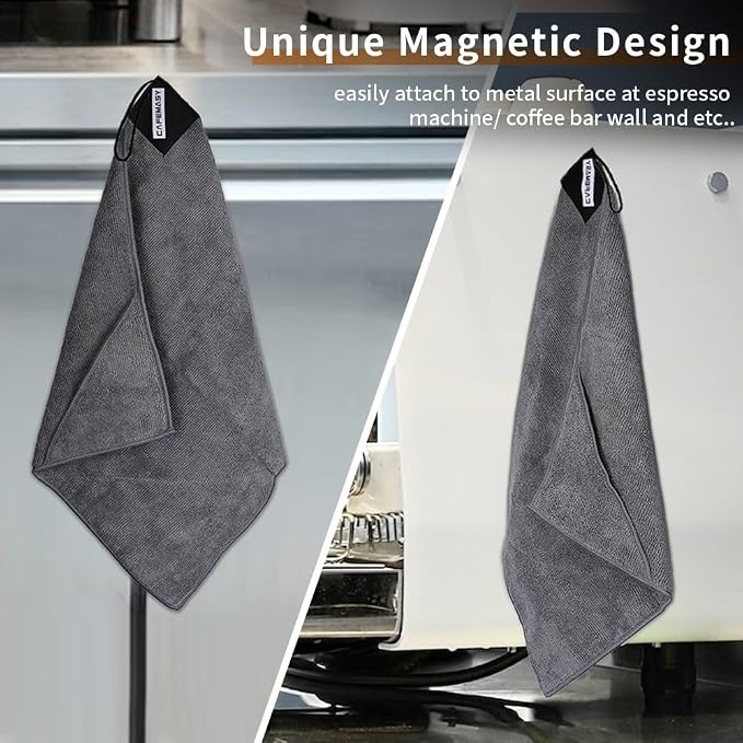 CAFEMASY Barista Espresso Coffee Cleaning Towel Coffee Towels Set for Coffee Bar Pack of 2pcs Espresso Machine Steam Wand Portafilters Cleaning Cloth Rag - Image 4