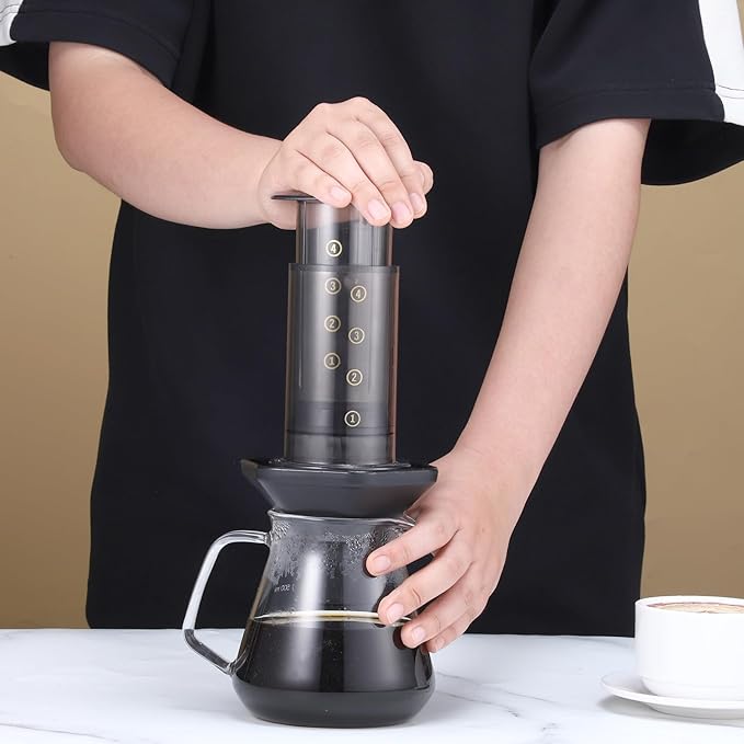 400 Pcs Replacement Coffee Filter Paper, 2.5in Unbleached Natural Round Coffee Filter Coffee Accessories Compatible with Aeropress Coffee Makers