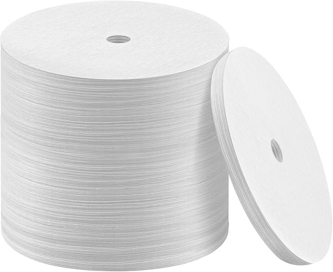 300 Count Percolator Coffee Filters, 3.75in Natural Unbleached Disposable Coffee Filter Disc Coffee Filters for Percolators Coffee Pot