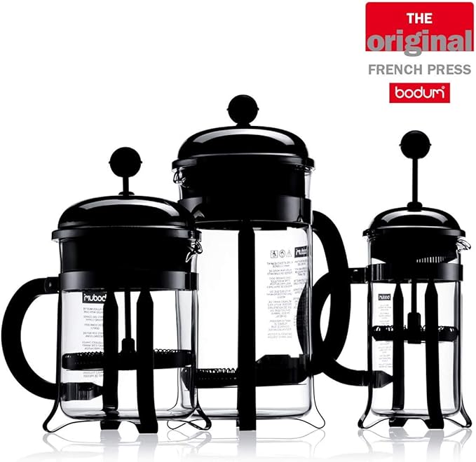 BODUM Chambord 3 Cup French Press Coffee Maker, Copper, 0.35 l, 12 oz