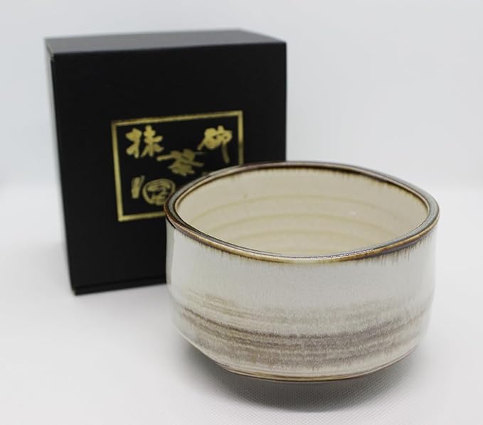 Japanese Traditional Handcrafted Mino Matcha Chawan Tea Bowl Cup Ceremony Tableware Pottery (Unka)