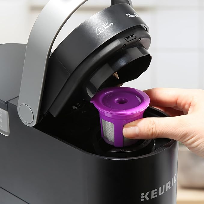 Pro Mael Disposable Coffee Filters Paper with Lid for Keurig Brewers Single Serve 1.0 and 2.0 Reusable K Cup Pods, Natural (200 Count)