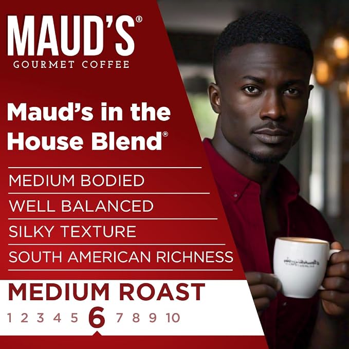 Maud's Medium Roast Coffee Pods, 100 ct, Single Serve Pods – 100% Arabica Coffee, Compatible with Keurig K Cups Maker - Image 3