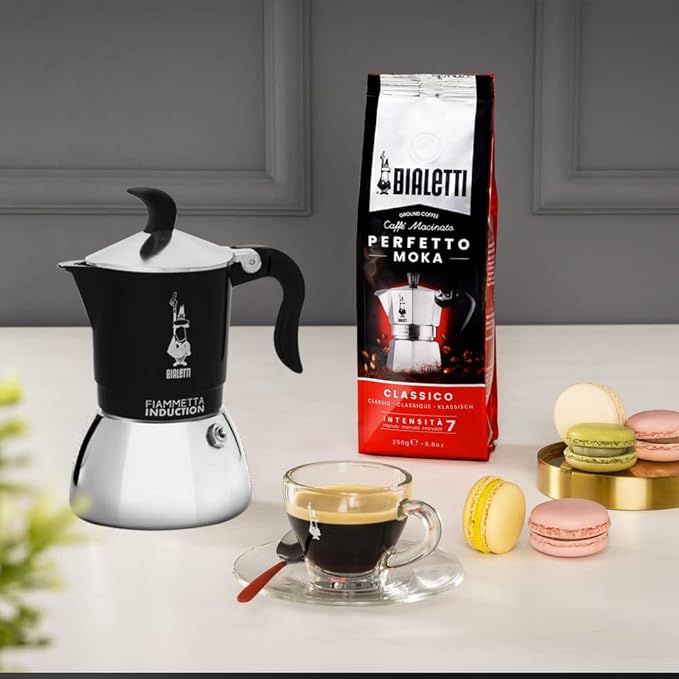 Bialetti Coffee Maker, Nero, 4 Tazze