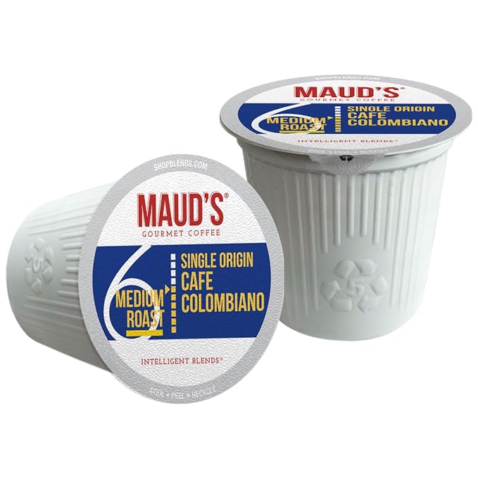 Maud's Colombian Coffee Pods, 50 ct, Single Origin, Medium Roast Coffee in Single Serve Pods – 100% Arabica Coffee, Compatible with Keurig K Cups Maker - Image 3