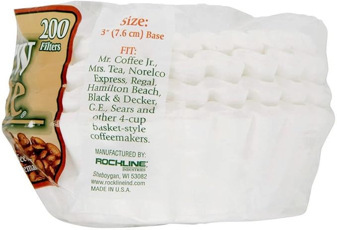 4 Cup Coffee Basket Disposable Filters - 400 Ct