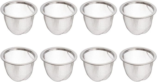 Yardwe Stainless Steel Tea Filter with Fine Mesh Strainer 2.5 Inch Infuser for Loose Leaf Tea Brewing at Home or Office