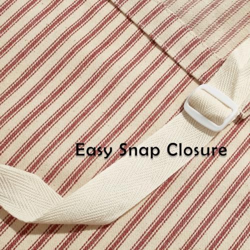 Professional Unisex Chef Apron – Cross-Back, Large Pockets, Water-Resistant Cotton Canvas - Image 6