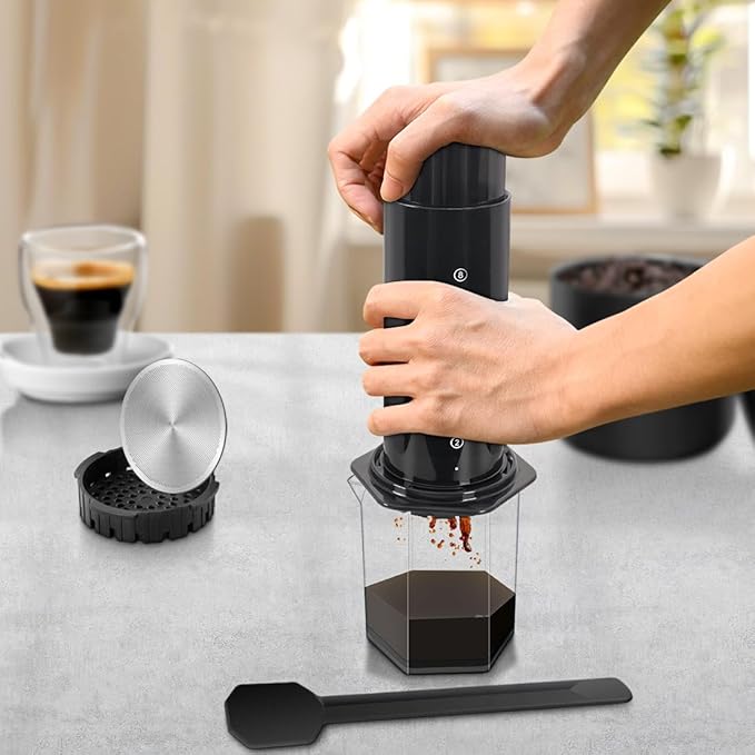 Metal Coffee Filters Compatible with Aeropress XL Espresso Coffee Maker Accessories 2 Pack Reusable Stainless Steel Coffee Filter Replacement Parts