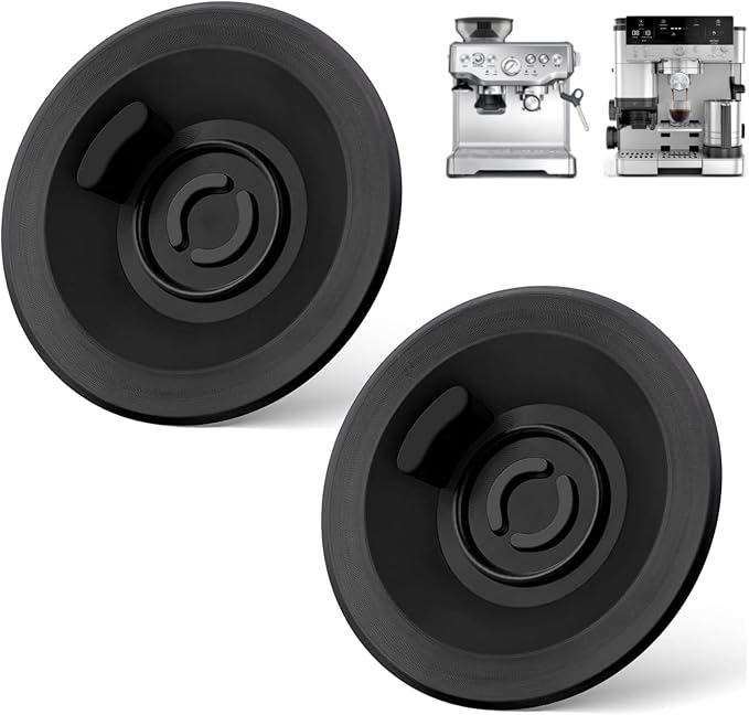 Espresso Cleaning Disc for Ninja Luxe Cafe Accessories Breville Espresso Machine Accessories, Silicone Espresso Backflush Disc Cleaning Tablets Compatible with Breville Accessories, 2 Pack 54mm by Unknown