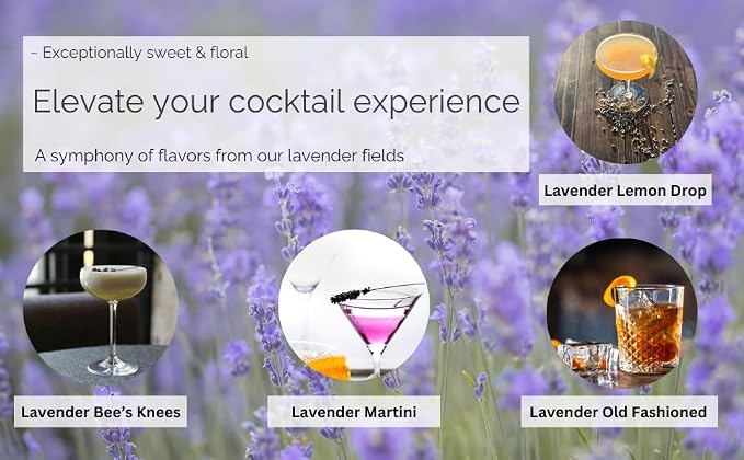 Lavender Lane Lavender Syrup, 9 oz - USA Lavender Farm, Organic Lavender, Small Batch, For Coffee, Tea, Cocktails, Cooking - Image 6