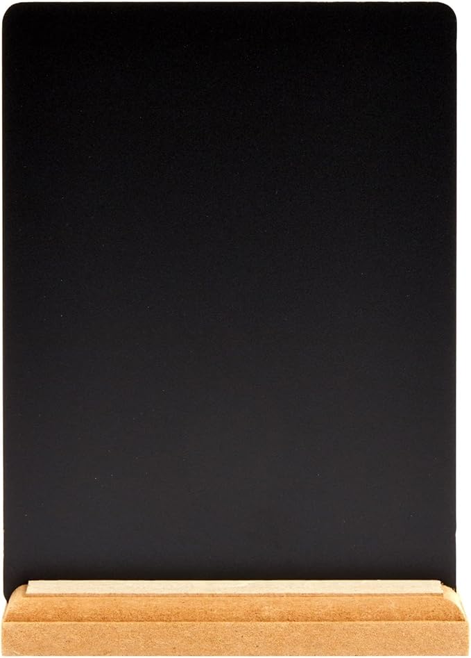 12 Pack Mini Chalkboard Signs with Stand for Table Decorations, Restaurant Food Display, Message Boards, Small Business, Wedding, Banquet, Coffee Shop (6 x 8 Inches)