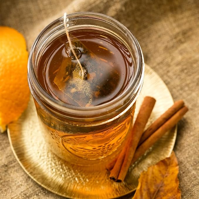 Harney & Sons Hot Cinnamon Spice Black Tea, with Orange Peel, Cinnamon, and Clove, 7 oz (Pack of 1)