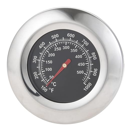 3'' Thermometer Grill Accessories Grill BBQ Lid Thermometer Barbecue Pit Smoker Grill Thermometer Grill Thermometer Smoker Temp Gauge 100°F - 1000°F (50°C - 500°C) Thread M10