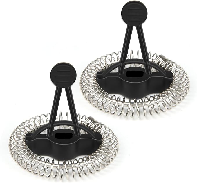 2 Replacement Whisks for 4-IN-1 Electric Milk Frother Automatic Milk Steamer MMF-809-WH, MMF-809-BL Black 1.5 x 1.5 inches