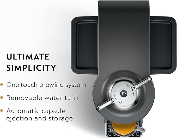 Nespresso Vertuo Coffee and Espresso Maker by De'Longhi, Titan