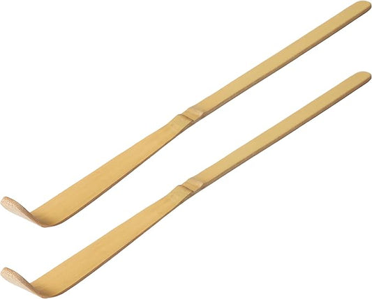 BlendWell Bamboo Matcha Scoops, Pack of 2, 1 Gram Chashaku Spoons for Measuring Matcha Tea Powder
