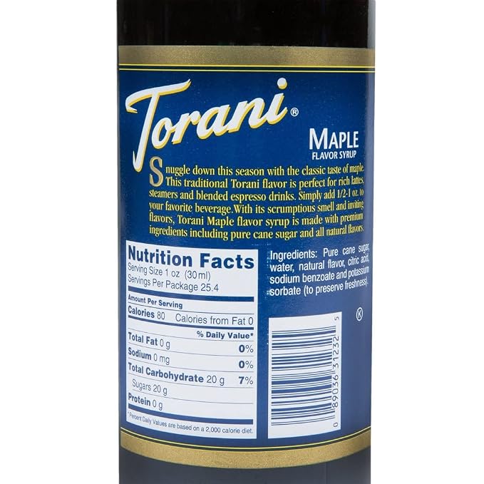 Torani Maple Syrup, 750 mL - Image 2