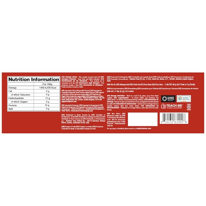 Limited Edition - Advent Calendar 2026 Folding Gift Box | 24 Unique Loose Leaf Teas - Holiday Gift Pack | Christmas Advent Calendar 2026 for Adults, Advent Calendar 2026 Adult Women and Men | VAHDAM