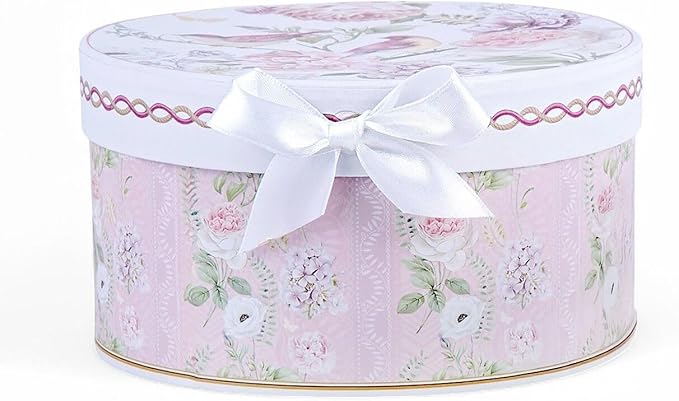 STP GOODS Bone China Tea/Coffee Cup and Saucer in Gift Box Fine Set of One (Birds in Rose Garden)