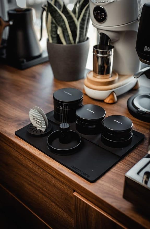 Normcore Espresso Tamping Station, Espresso Tamping Mat, Coffee Tamper Mat, Espresso Accessories Tool for Baristas, Food Grade Non-Slip Silicone, 9.5 Inch x 7.5 Inch - Image 5