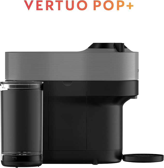 Nespresso Vertuo Pop+ Coffee and Espresso Maker by Breville, Dark Grey