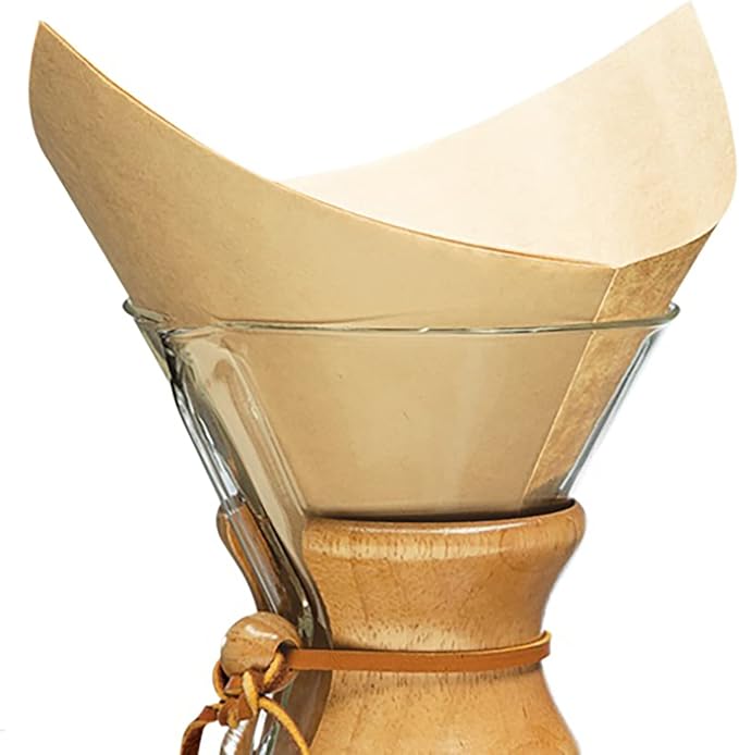 Chemex Bundle - 10-Cup Classic Series - 100 ct Square Filters - Exclusive Packaging