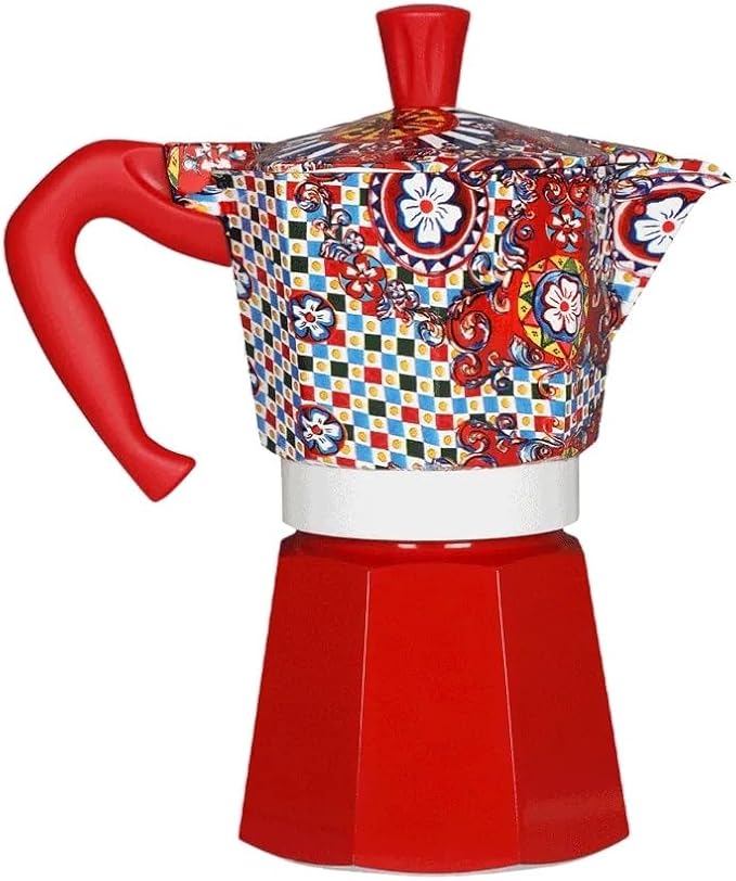 Bialetti Dolce & Gabbana Mocha Express 3 Cup Open Fire (Coffee Maker, Espresso Maker, Makinetta)