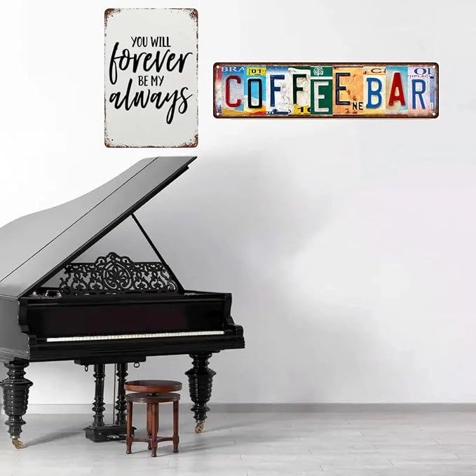 "You Will Forever Be My Always" Metal Tin Sign Wedding Sign Marriage Art Decor Children Wall Art Decor Valentine Art Romantic Art Docor 12x8inches/Tin Sign - Image 2
