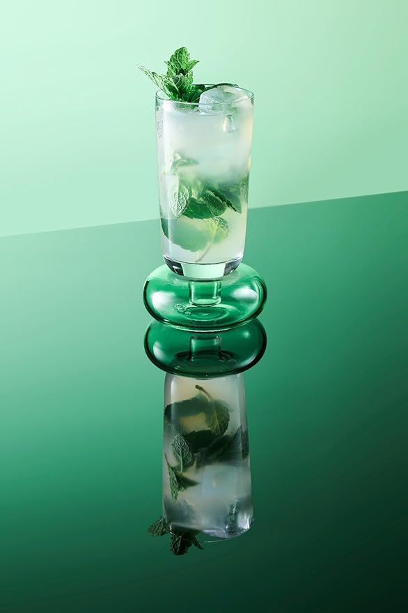 1883 Mojito Mint Syrup for Drinks, Made in France, 1 Liter Plastic Bottle