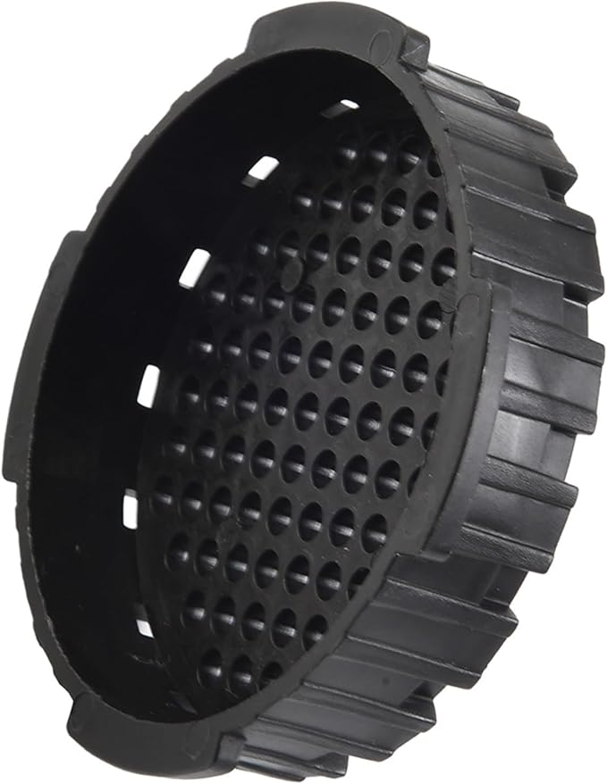 Replacement Filter Cap for Aeropress Coffee Maker, Black Plastic Plunger End Seal, 7.4x1.5cm Easy Install