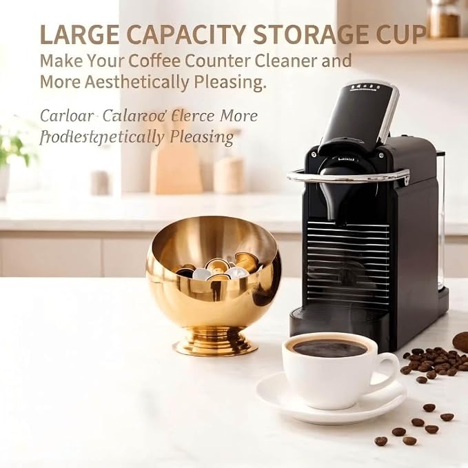 Coffee Pod Holder-Coffee Pod Storage-K Cup Holder-Espresso Pod Holder-Coffee Pod Organizer（GOLD - Image 6