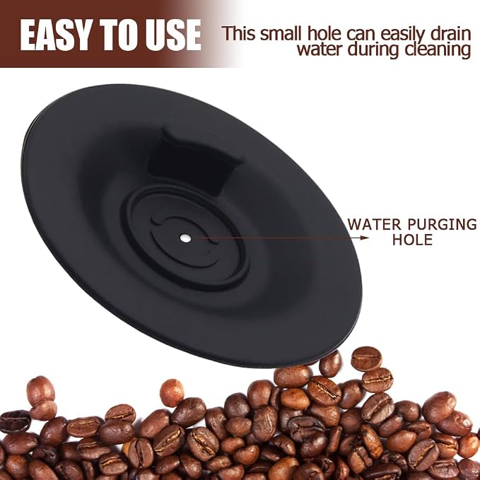 Dianrui 2 Pack Espresso Backflush Cleaning Disc 54mm (with Hole) for Breville Cleaning Disc for Breville Espresso Machine Part BES870XL/878/860/880/810/840/450/500 - Image 3