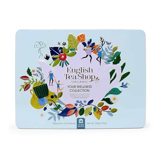 English Tea Shop - Your Wellness Collection- Gift Tin - 36 Tea Bag Sachets, 54g