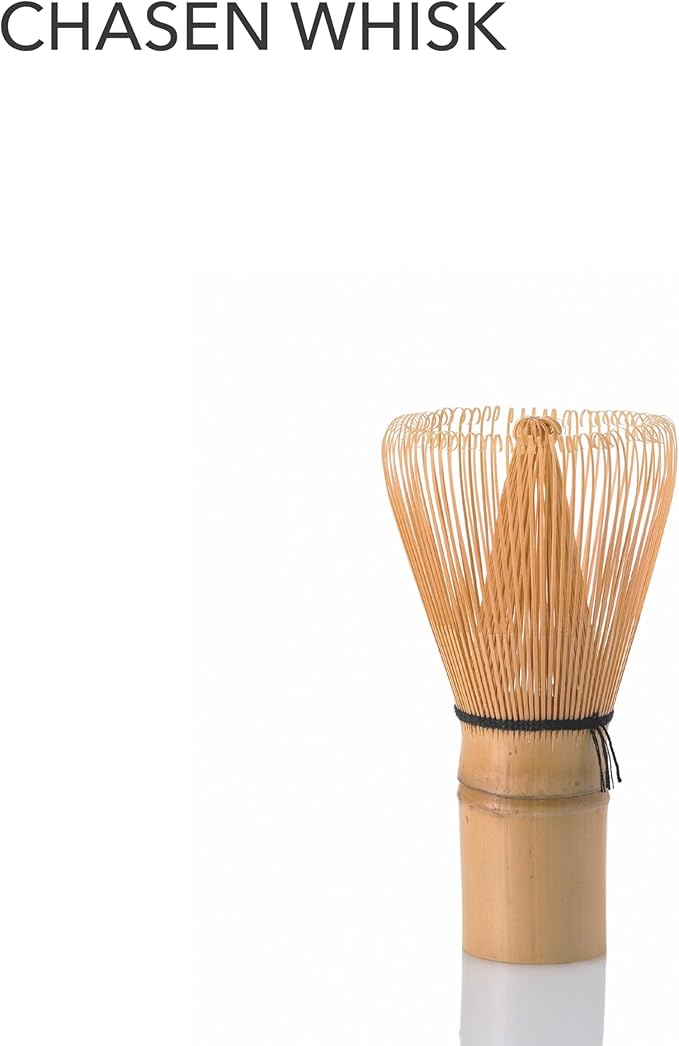 Premium Quality Matcha Chasen Whisk – 100 Prong – Bamboo Whisk For Matcha Tea –Authentic Traditional Bamboo Whisker – Easy To Use and Clean – Matcha Green Tea Whisk For A Perfect Frothy Cup