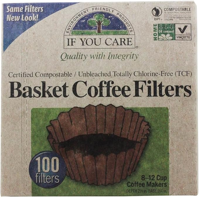 If You Care Coffee Filters, Basket ? 100 filters