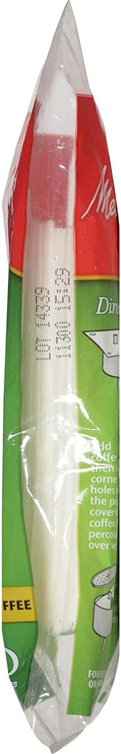 Melitta USA Inc 627402 White Wrap Coffee Filter 40 Filters