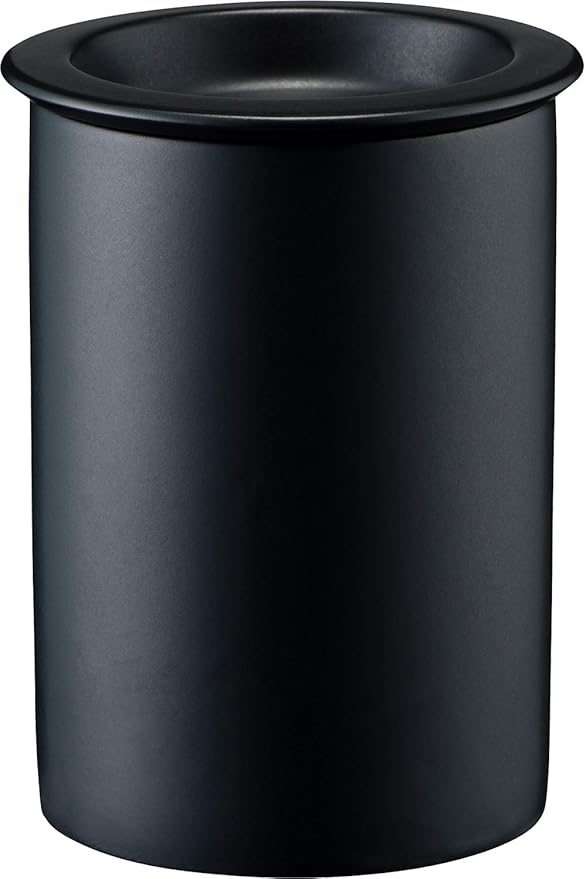 cores C820BK Coffee Canister, Porcelain, Coffee Beans, 7.1 oz (200 g), Long-established Maker, High Airtightness, Flavor, Simple